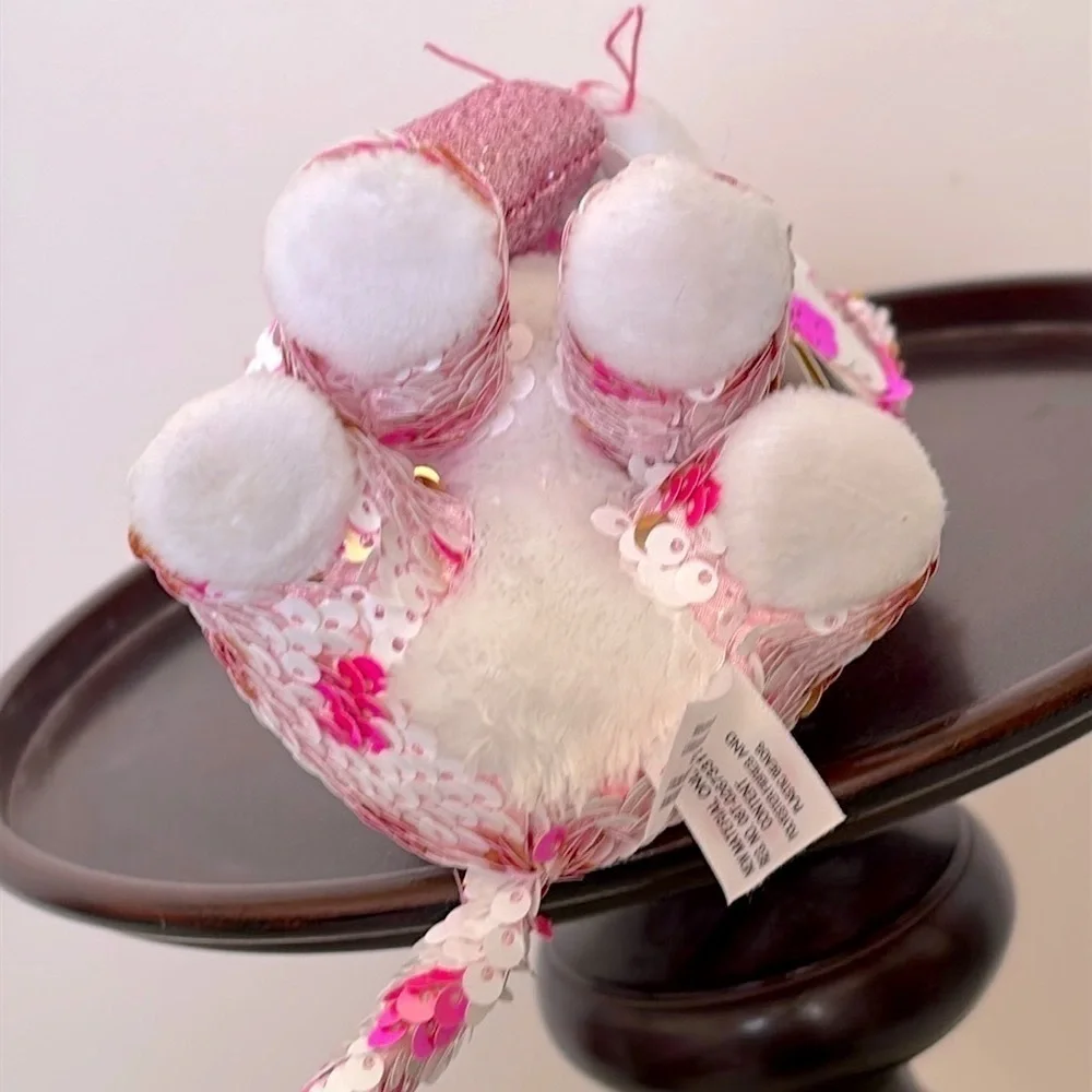 Brand New Ty FIippables Sequins Cupid the Valentine Cat Plush & Pink Boba Diary
